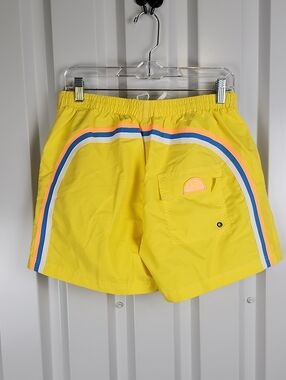 Sundek Vintage Bright Yellow Swim Trunks Sample Medium Y2K Beach Bright Surf